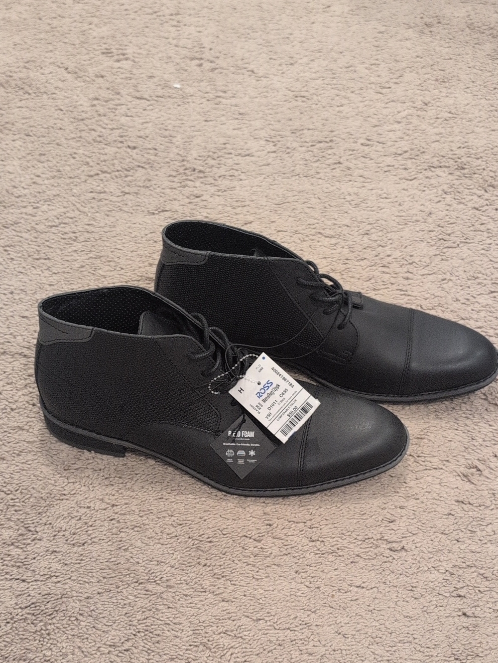 Call It Spring Men's Black Lace-Up Chukka Boots